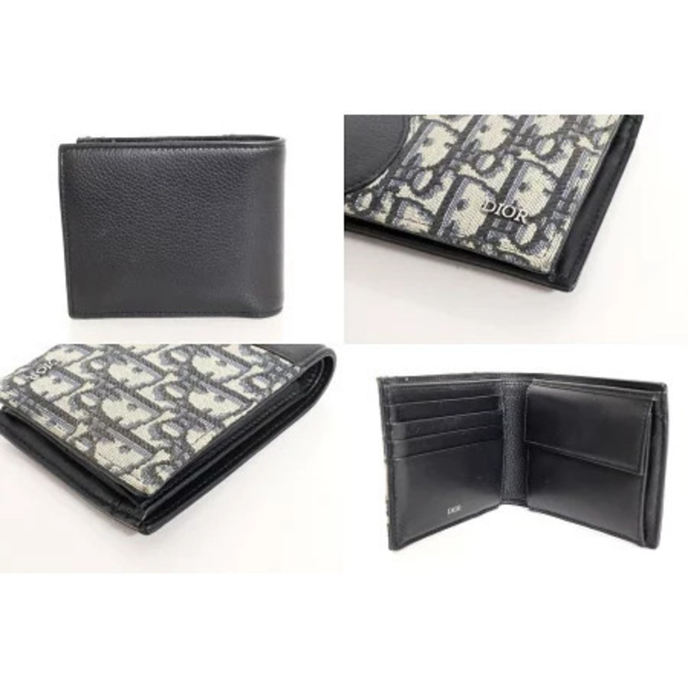 Christian Dior Oblique Saddle Compact Wallet Bi fold - Picture 2 of 3